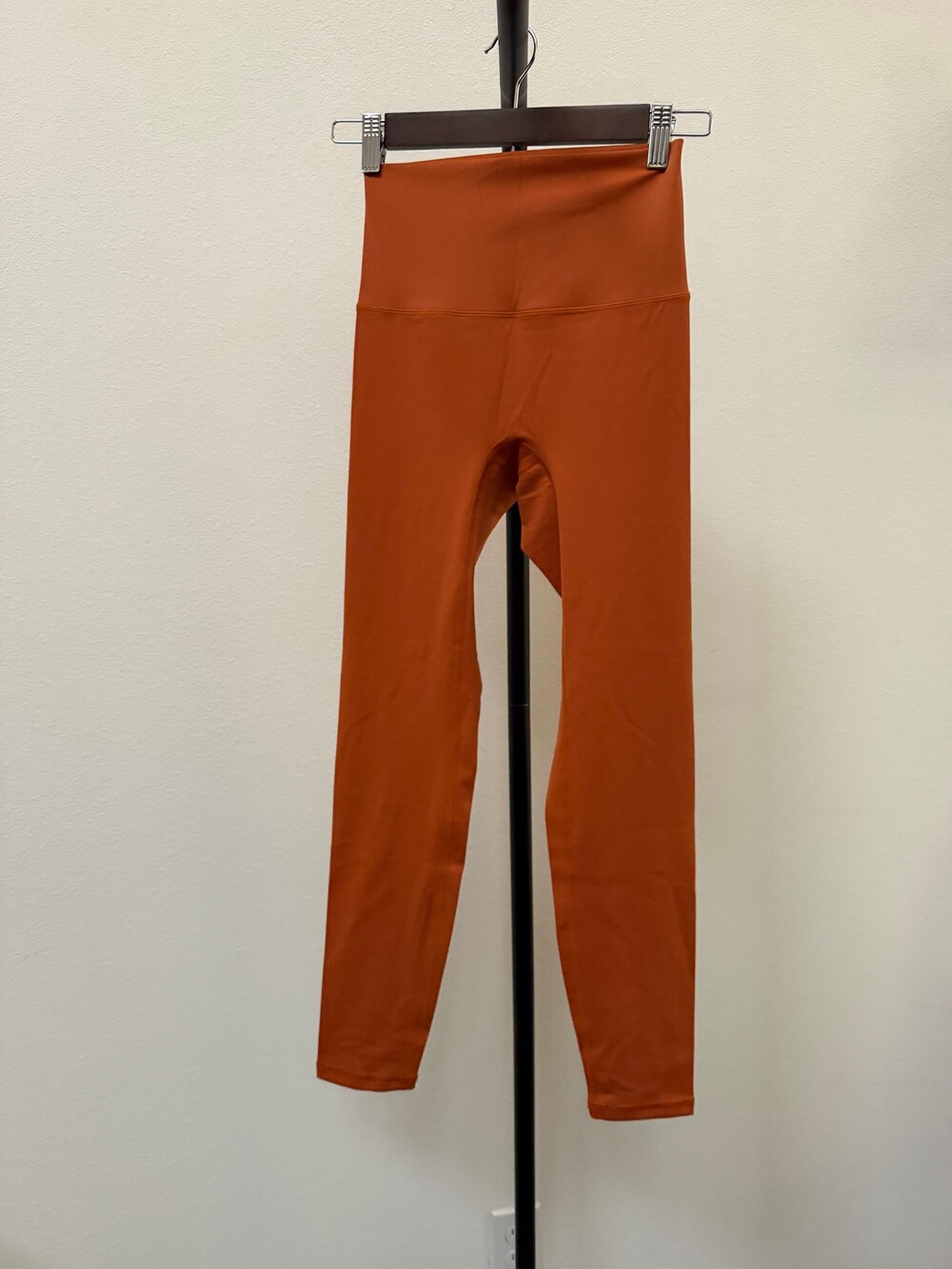 Buffbunny Collection High-Waisted Leggings Medium Burnt Orange Women's - Picture 2 of 4